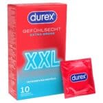 DUREX Ekstra Stor-Autentisk Følelse 10 stk