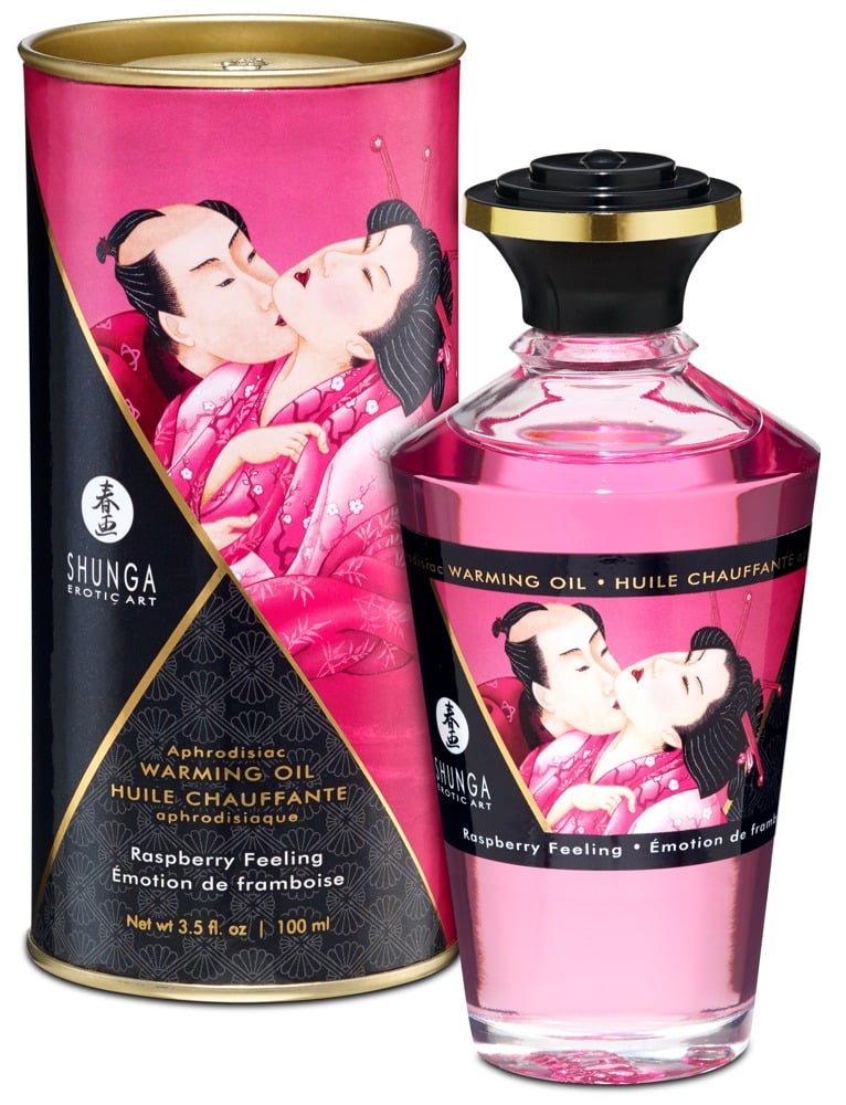 Aphrodisiac Warming Oil 100 ml. Raspberry