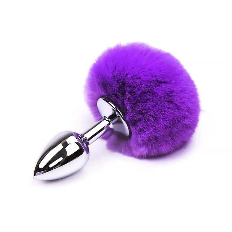 Analplug Crome Pompon Lilla Størrelse S