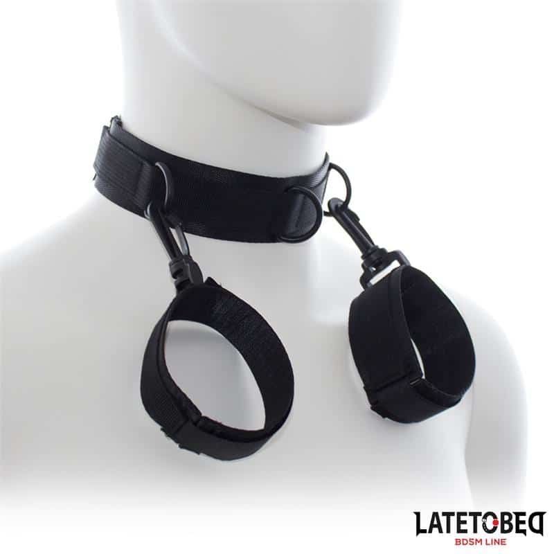 Halsbånd med Håndledsmanchetter Nylon