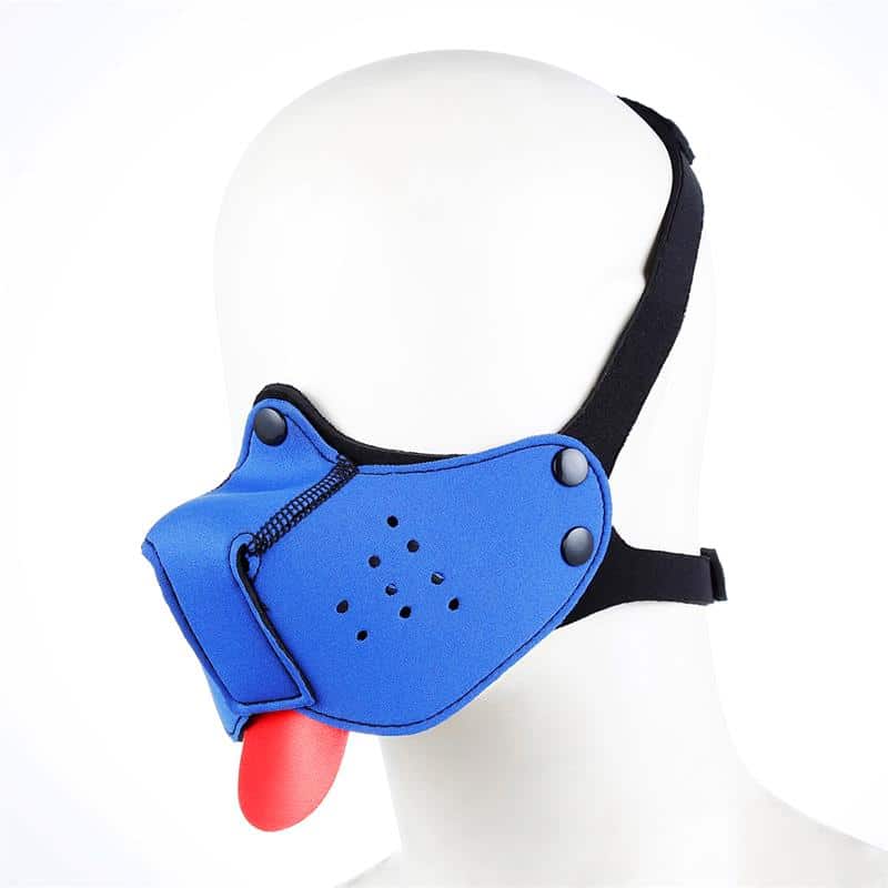 Puppy Mask Neopren Justerbar Blå