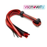 VSC Novelty - Sort og Rød Pisk 50cm