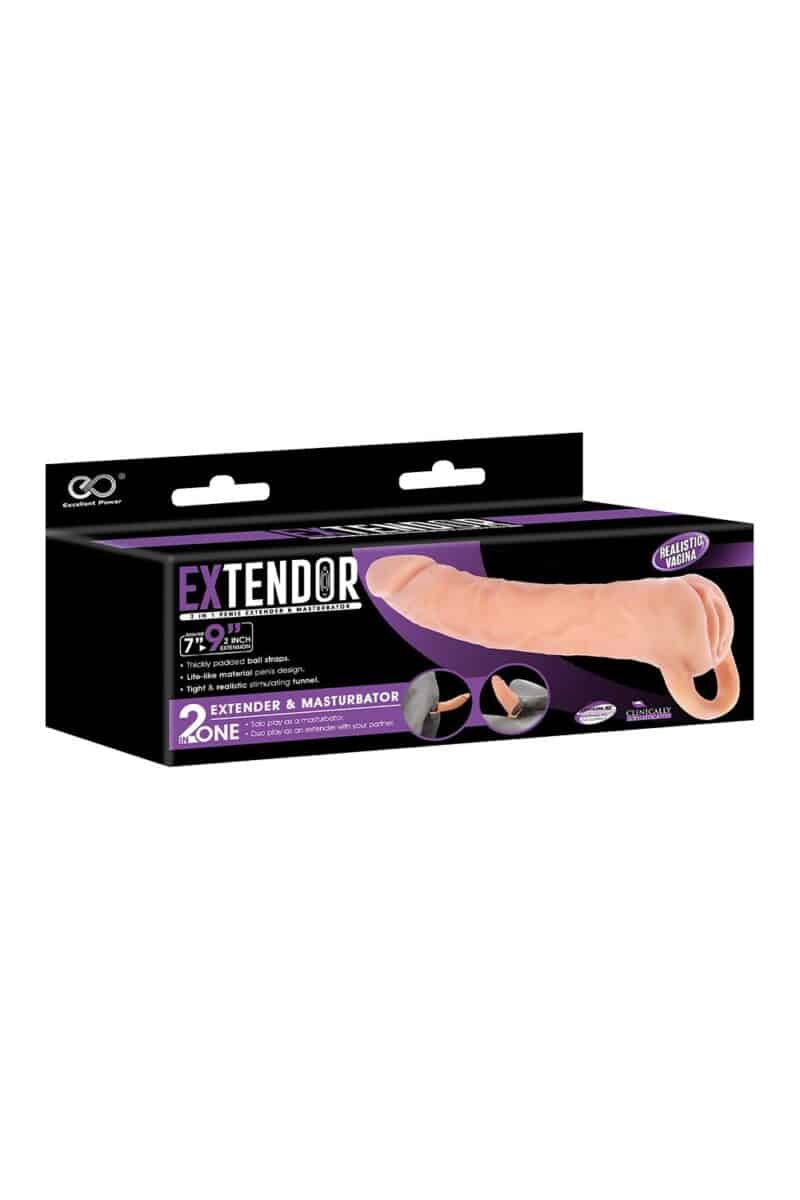 Penis Extender og Masturbator 23 cm - Image 7