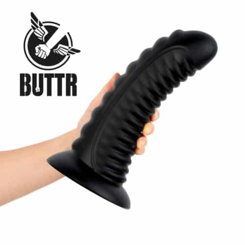 BUTTR - Double Ribbed Butt Plug - 26cm