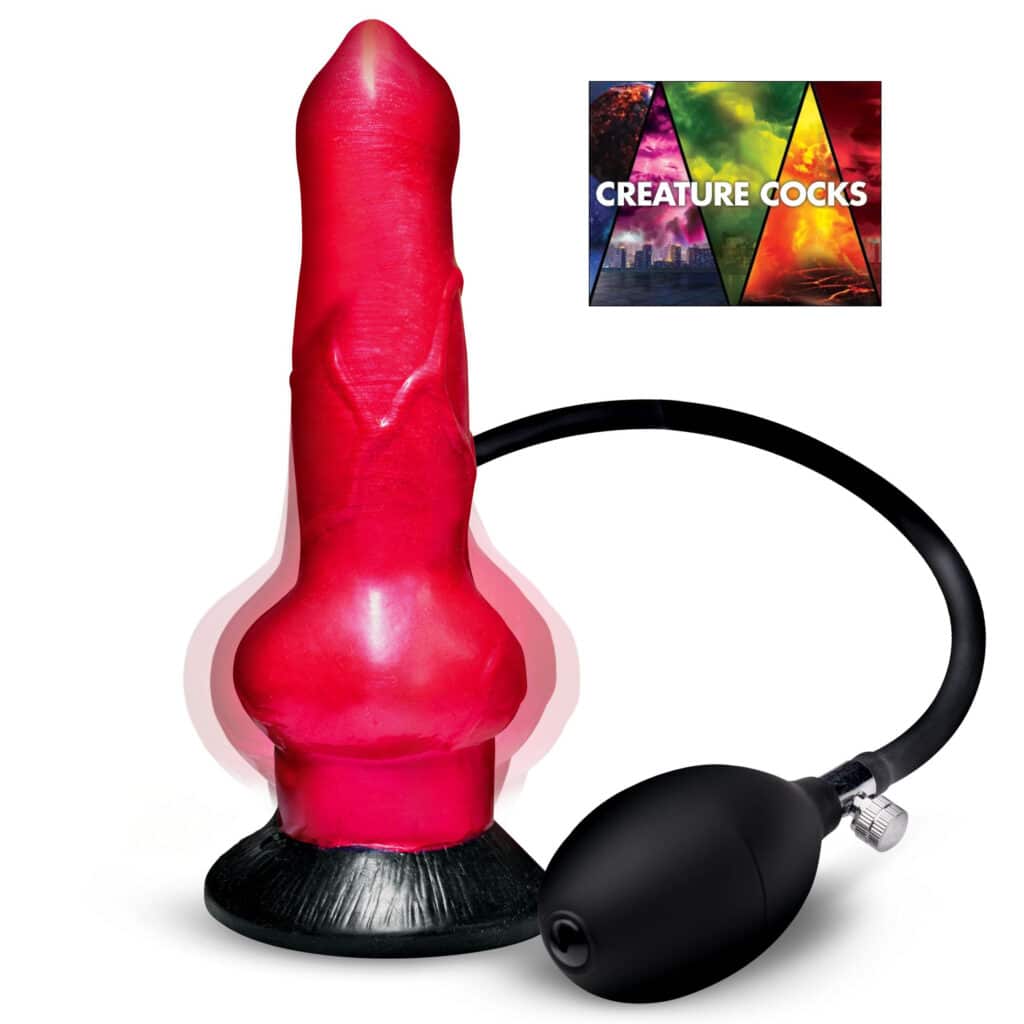 Hell Hound Inflatable Dildo - 20cm