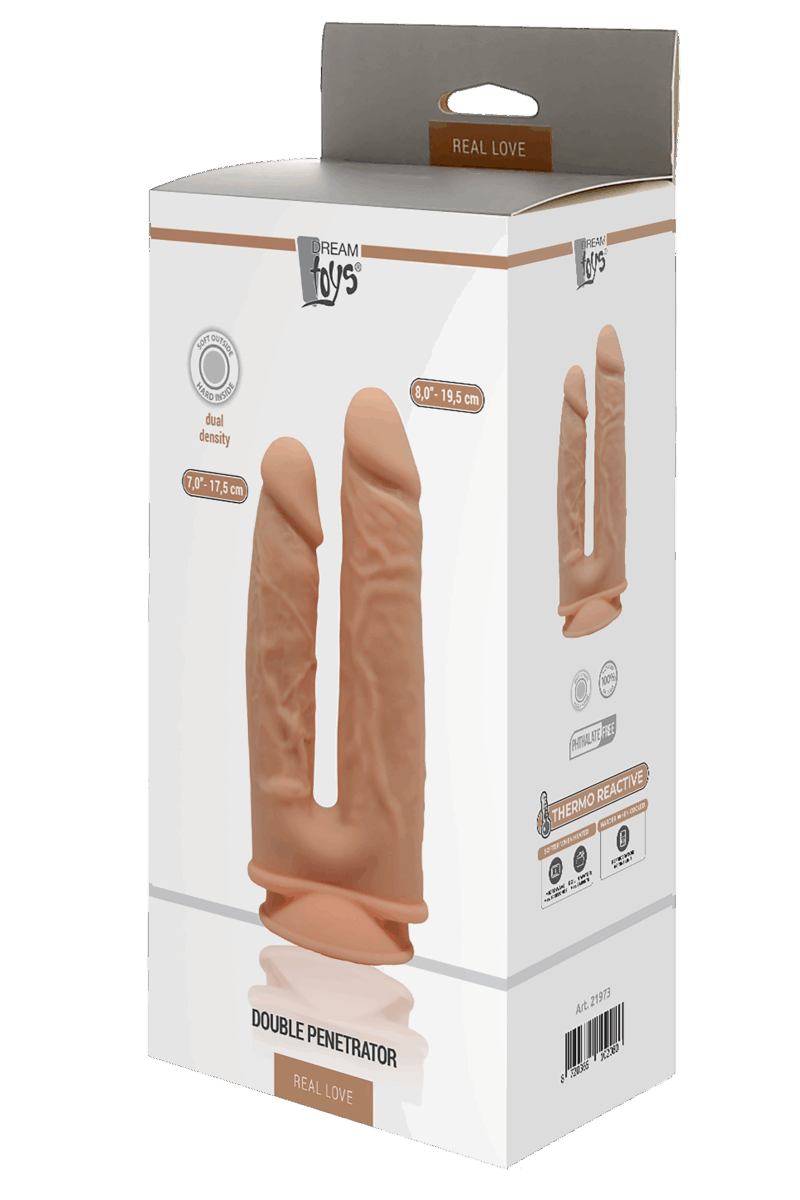 Dual Density Double Penetrator Flesh - Billede 8