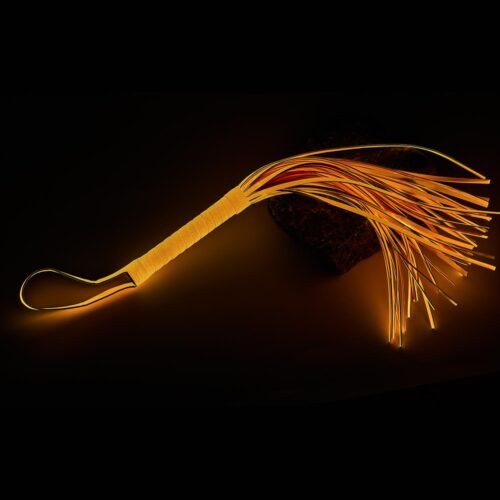Selvlysende Flogger orange