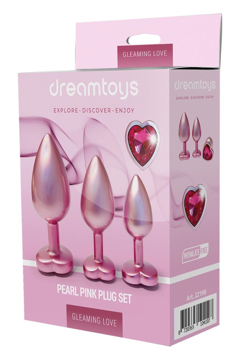 Pink Pearl Plug 3stk