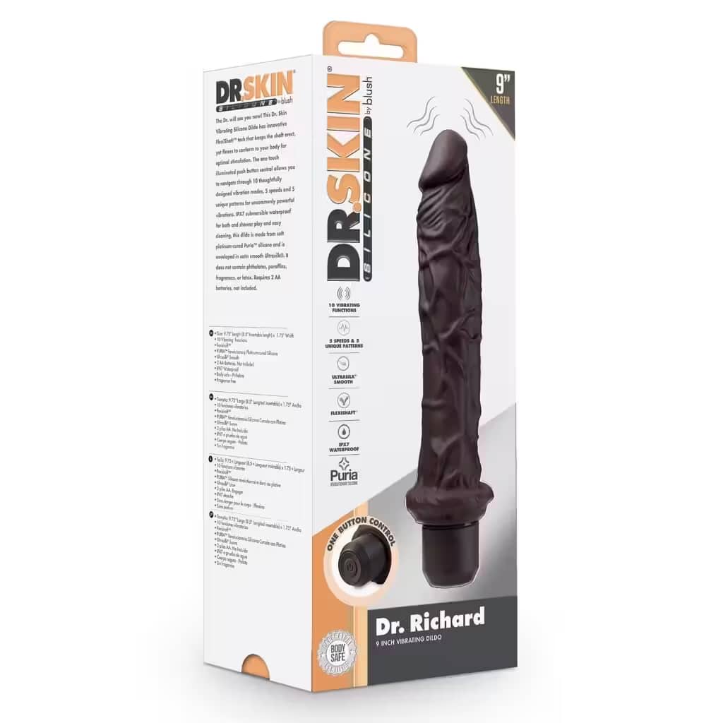 Dr Richard 23cm vibrerende dildo