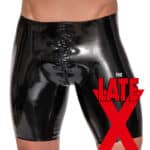 Latex Shorts Med Lynlås Medium