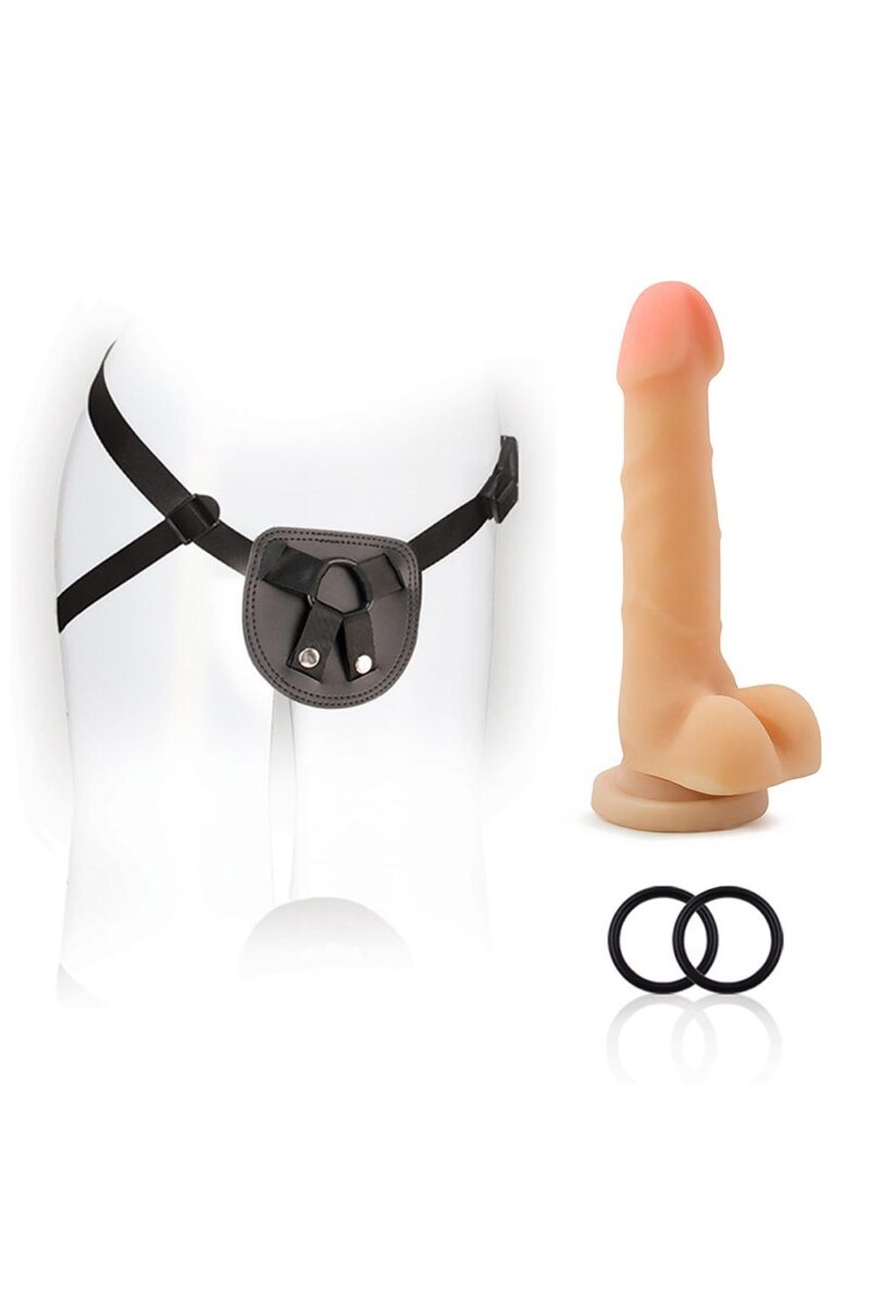 Strap on med 19 cm dildo
