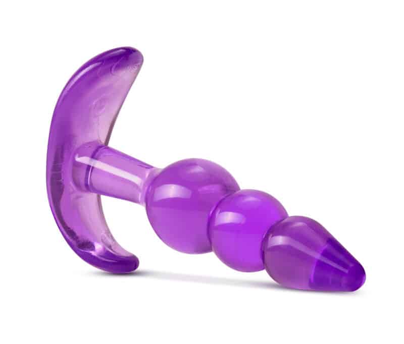 Triple Bead Anal Plug Purple - Billede 6