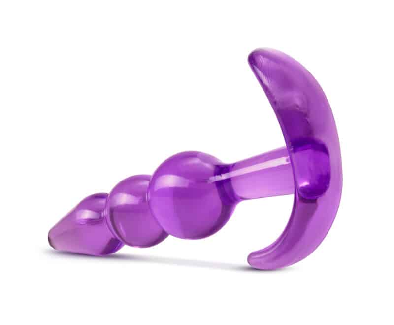 Triple Bead Anal Plug Purple - Billede 3