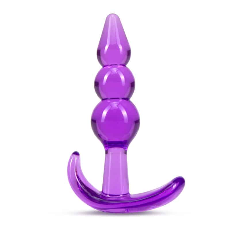 Triple Bead Anal Plug Purple - Billede 4