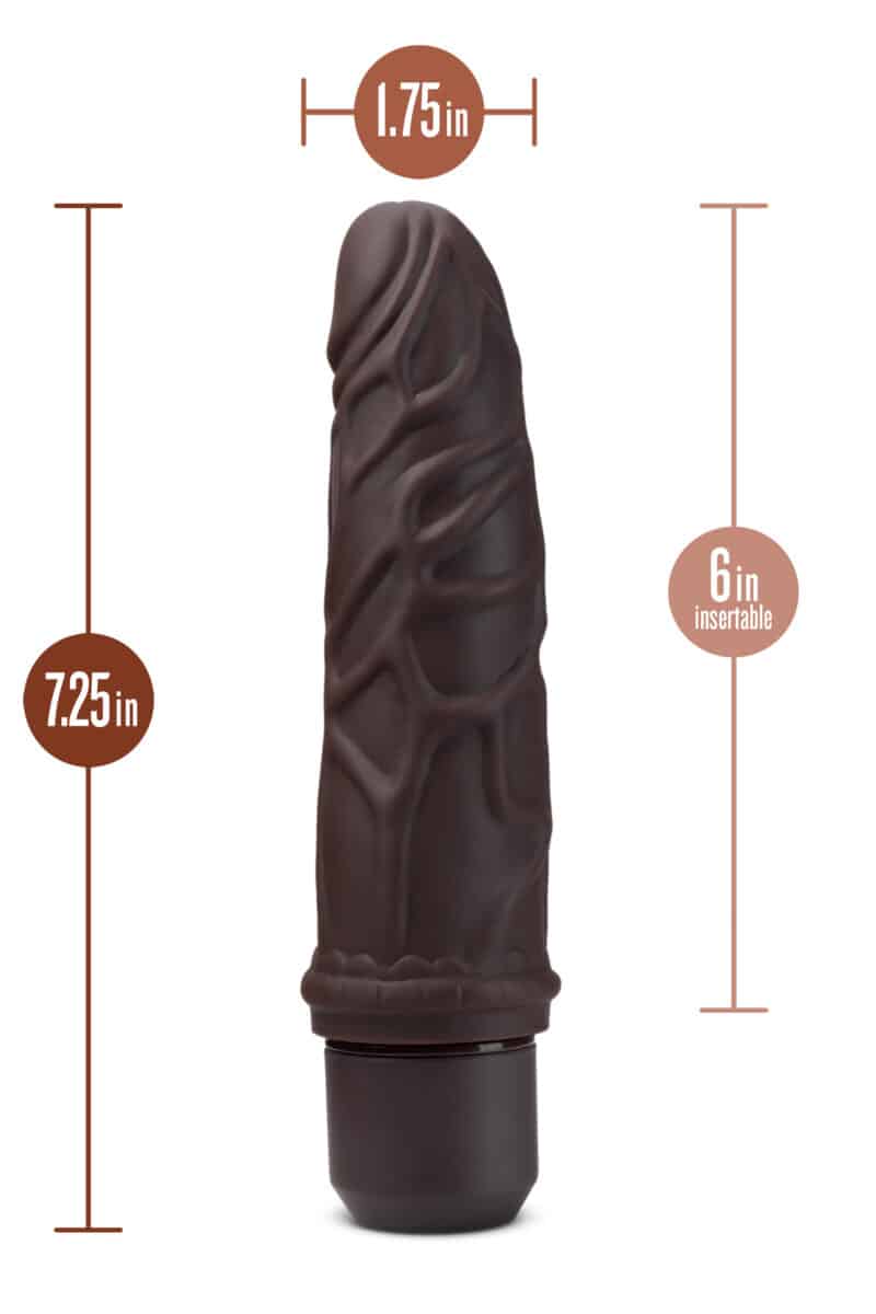 Dr Robert 18cm vibrerende dildo - Billede 3