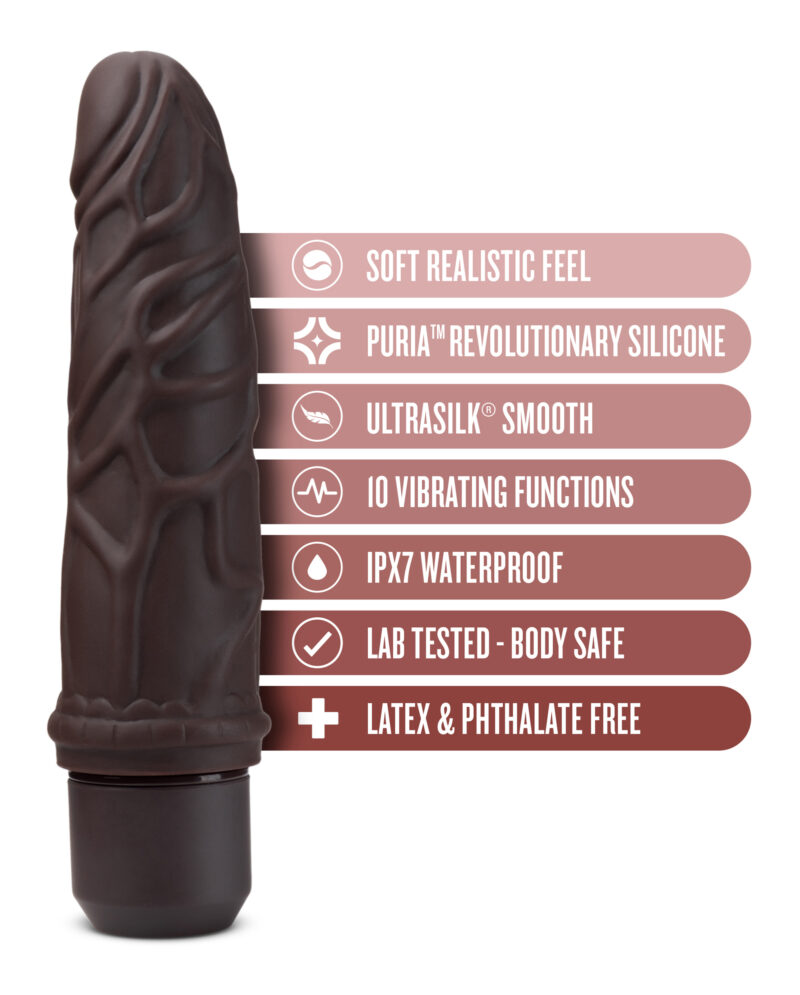 Dr Robert 18cm vibrerende dildo - Billede 2