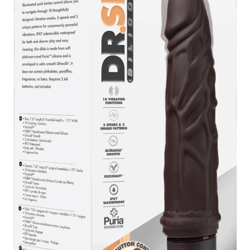 Dr Robert 18cm vibrerende dildo