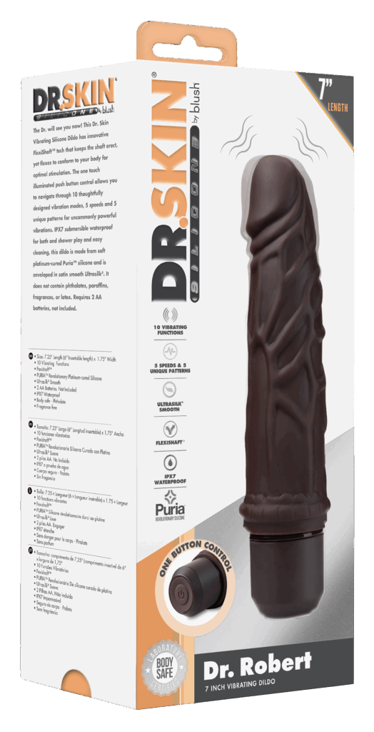 Dr Robert 18cm vibrerende dildo