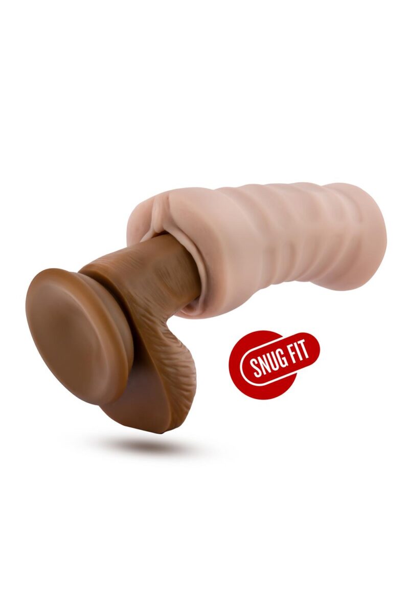 Destini Vibrating Stroker Beige - Image 11