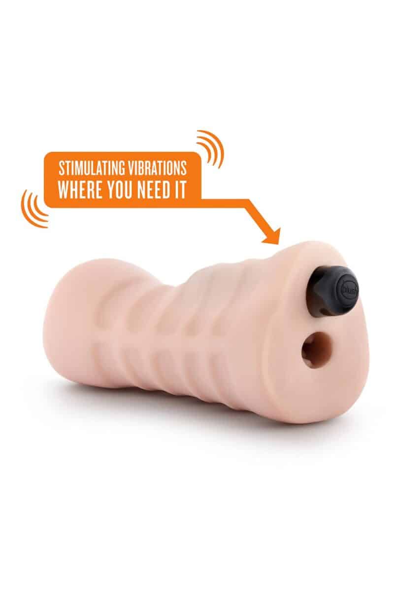 Destini Vibrating Stroker Beige - Image 12