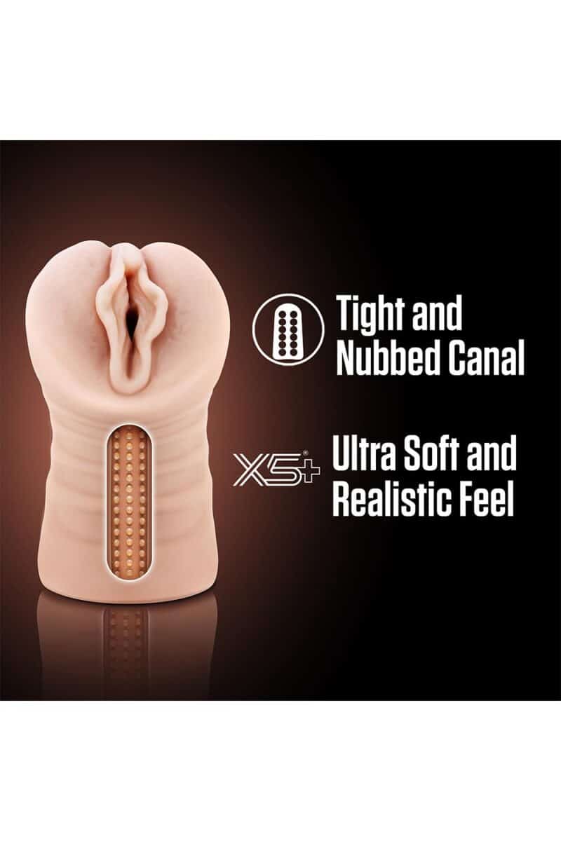 Destini Vibrating Stroker Beige - Image 3
