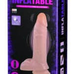 Realistisk Oppustelig Vibrator Dildo 18.8 cm