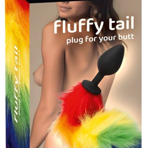 Analplugg Med Rainbow Tail