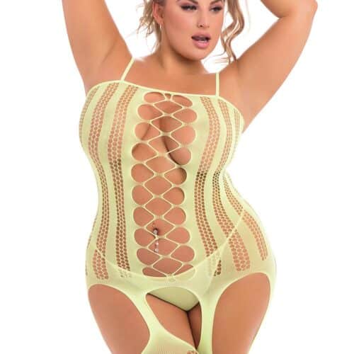 Fake News Bodystocking Plus Size