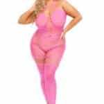 Take You There Bodystocking Pink Queen