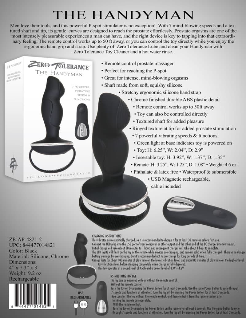 Zero Tolerance The Handyman Black - Billede 2