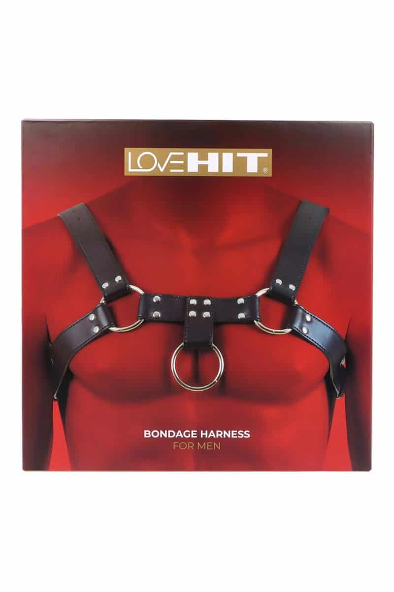 Man Bondage Body Harness Model 4 - Image 6