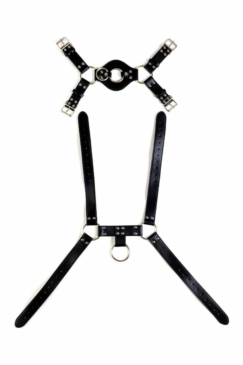 Man Bondage Body Harness Model 4 - Image 3