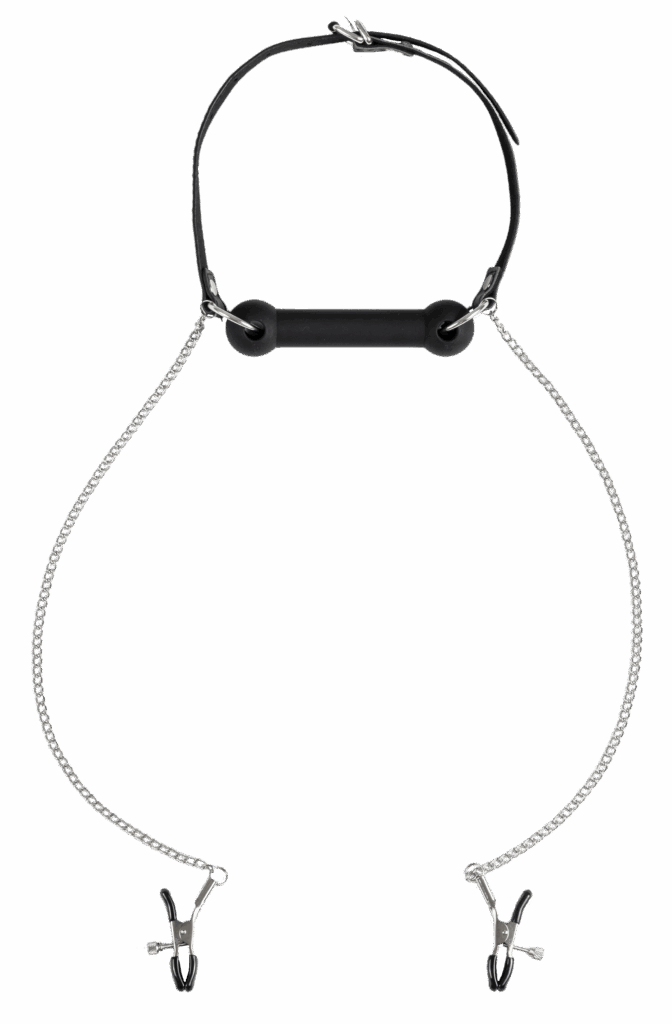 Nipple Clamps With Bar Gag