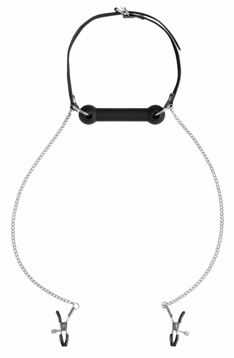 Nipple Clamps With Bar Gag