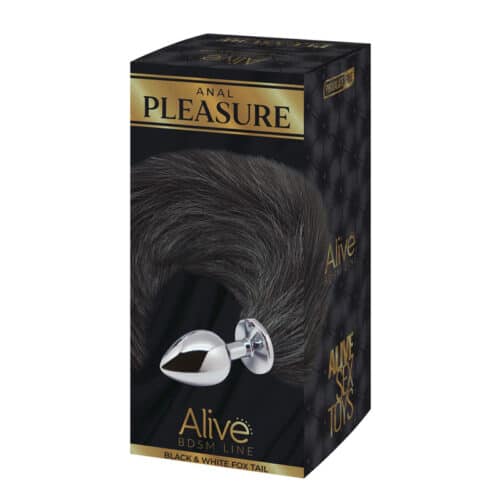 Black & White Fox Tail