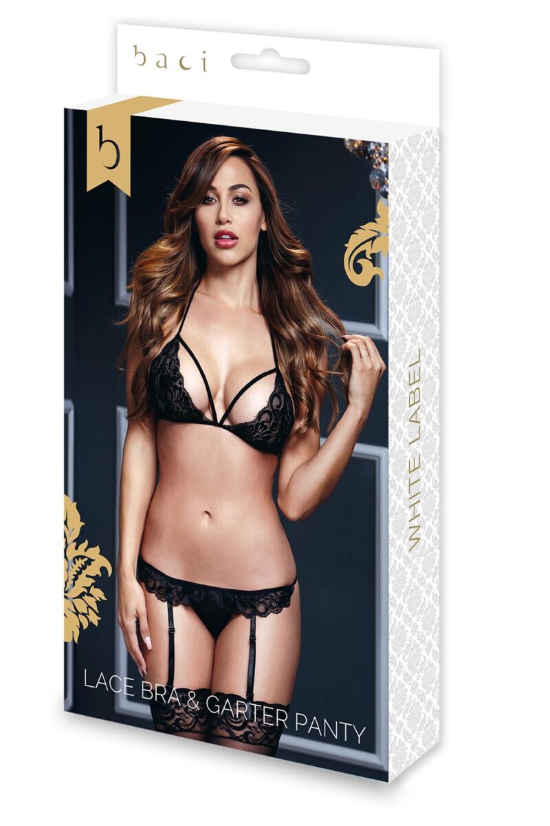 Lacy Bra Open Panty 2P - Image 3