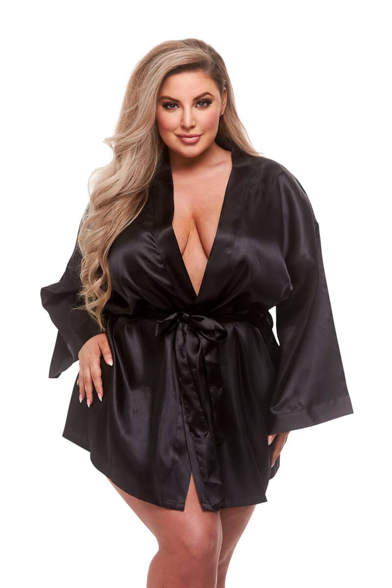 All Satin Robe XL