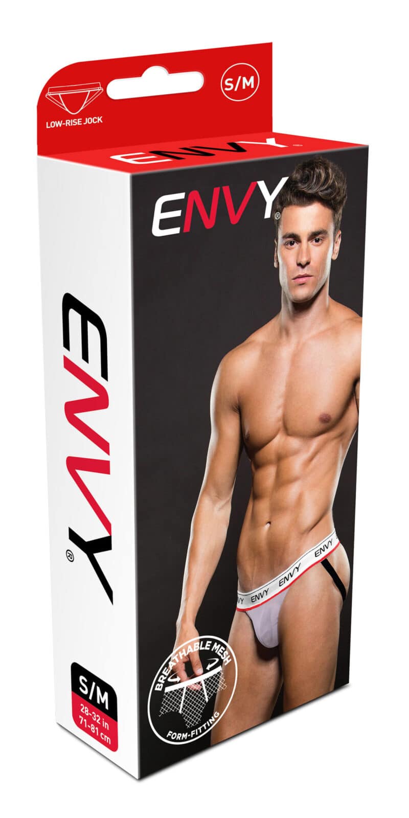 Logo Elastisk Lowrise Mesh Jock Hvid - Image 13