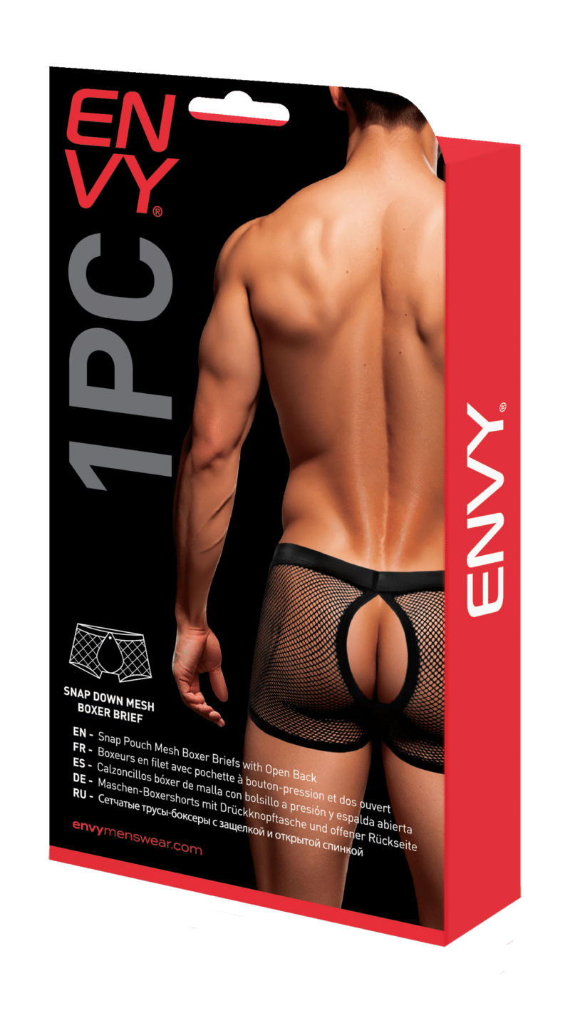 Envy Snap Down Mesh Boxer Brief - Billede 3