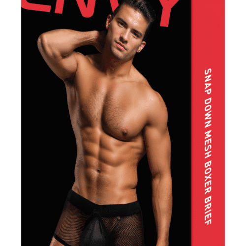 Envy Snap Down Mesh Boxer Brief - M/L