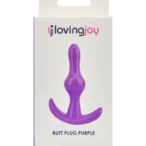 Loving Joy purple butt plug