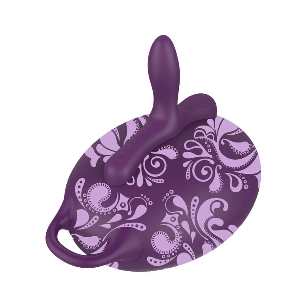 Bouncy Bliss Klassisk Sit-On Vibrator med Fjernbetjening