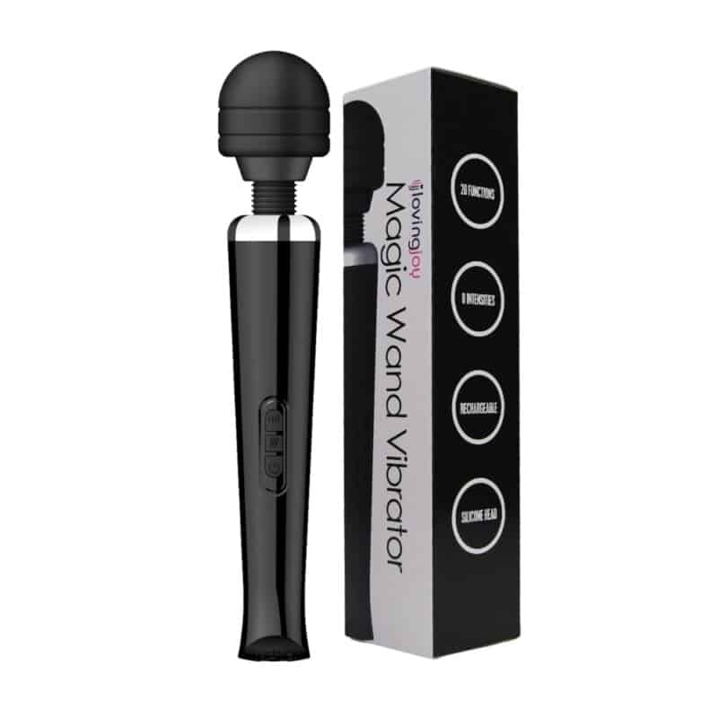 Loving Joy Magic Wand Genopladelig Black