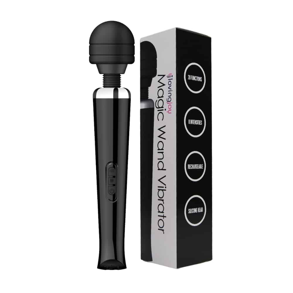 Loving Joy Magic Wand Genopladelig Black