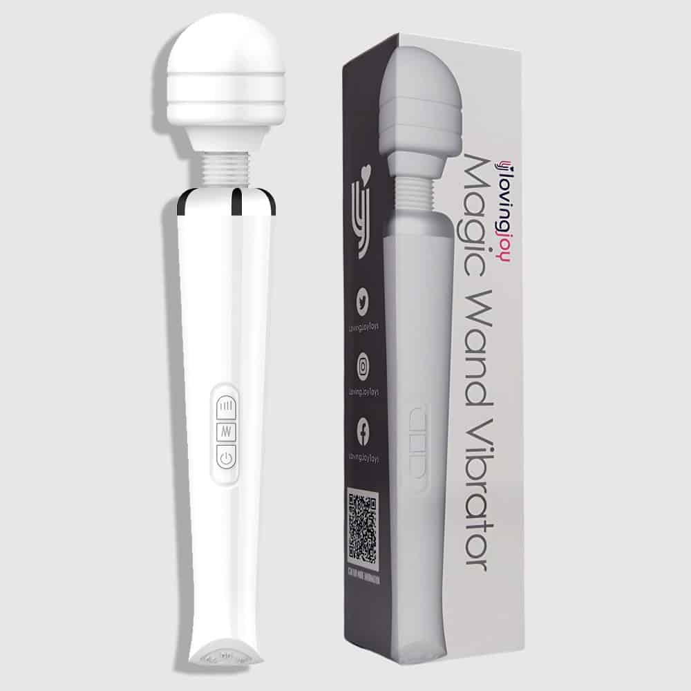 Loving Joy Magic Wand Genopladelig Hvid