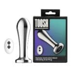 Toosh Remote Metal Vibrating Anal Plug
