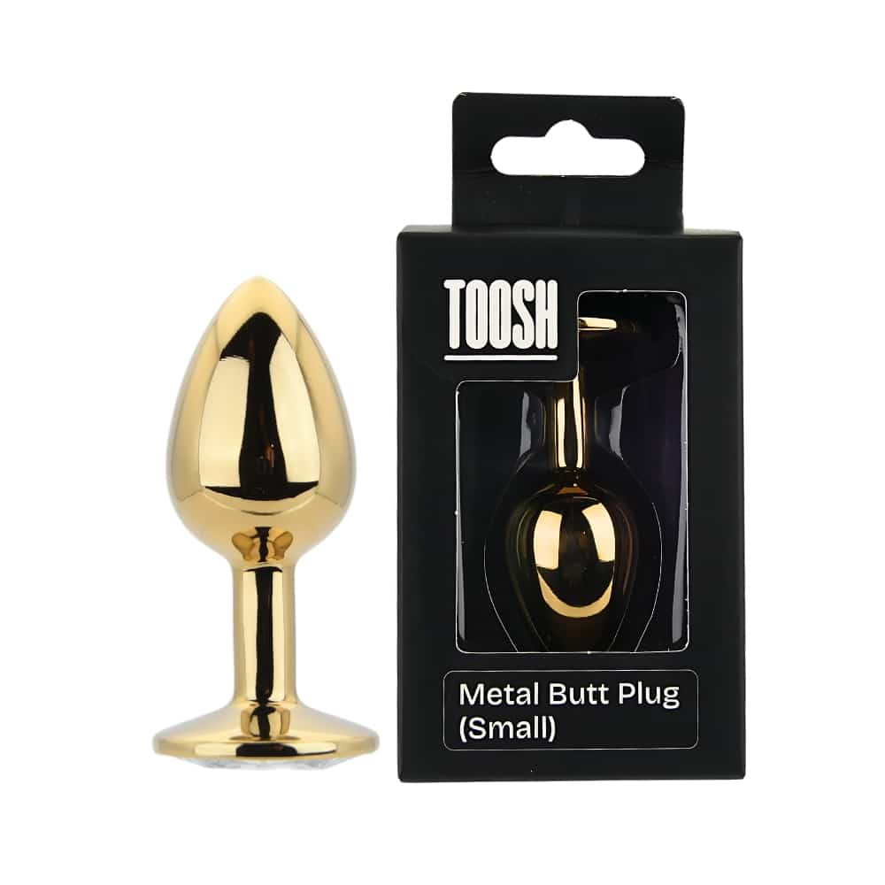 Toosh Gold Metal Butt Plug Small
