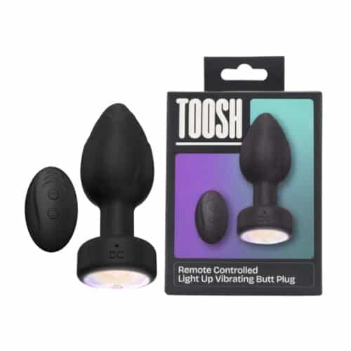 Remote Controlled LED Vibrating Butt Plug