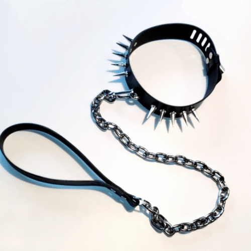 Håndlavet Læder Halsbånd med Lås