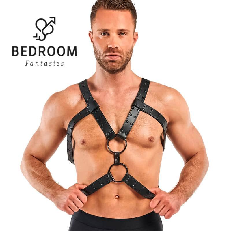 Rocco Bondage Harness - Black